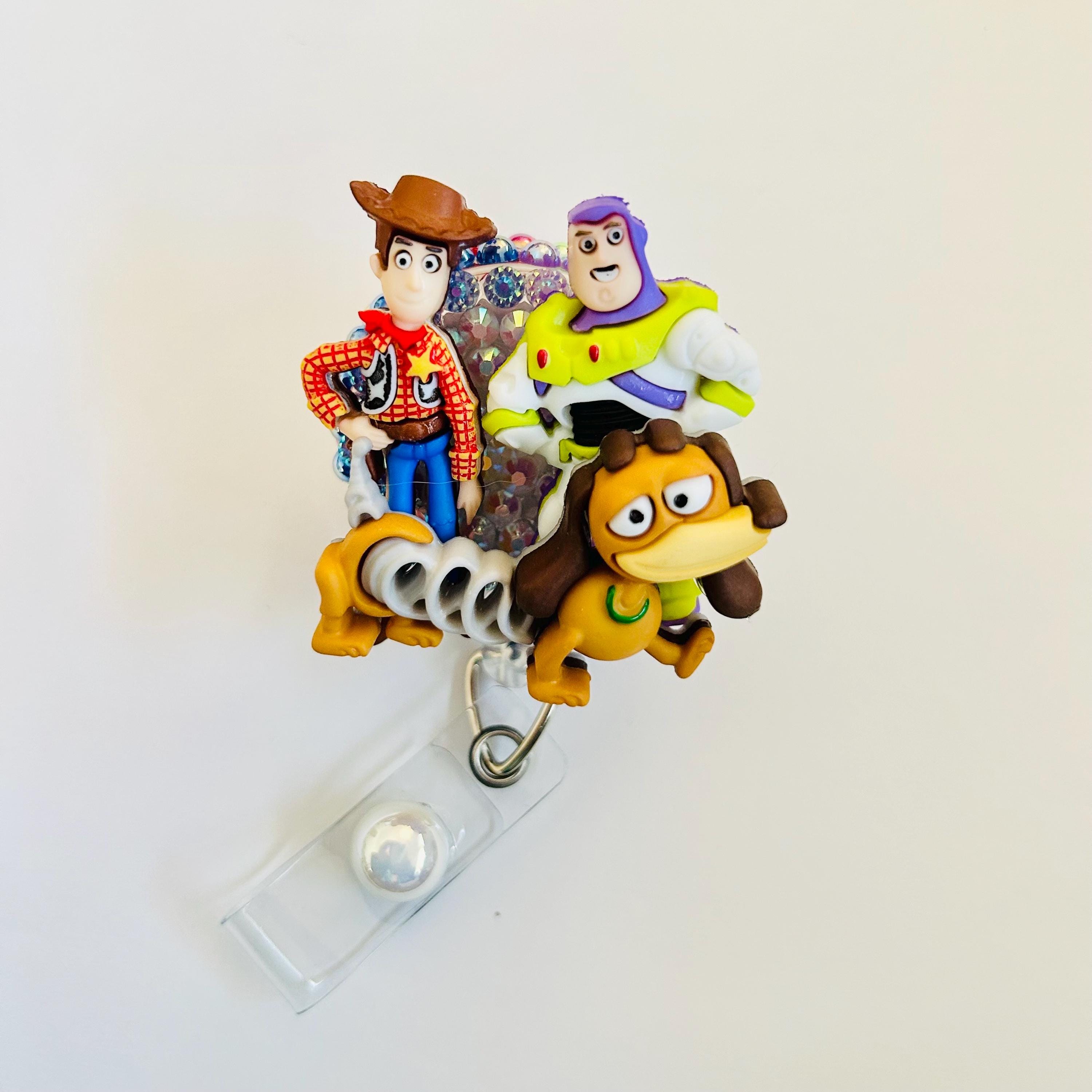 Cute Buzz Lightyear Slinky Dog and Woody Badge Toy Story