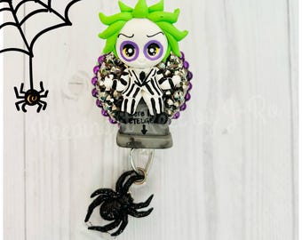 Beetle man badge reel