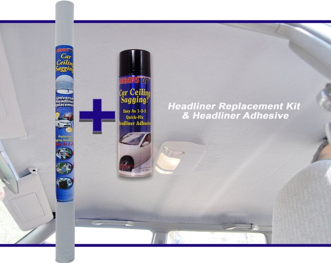 Light Grey Headliner Replacement Kit & Adhesive Etsy