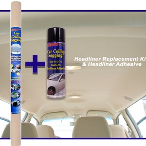 Beige Headliner Replacement Kit & Adhesive