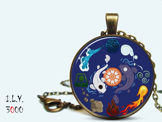 Legend of Korra necklace Avatar The Last Airbender necklace pendant Legend of Korra pendant life happens wherever you are