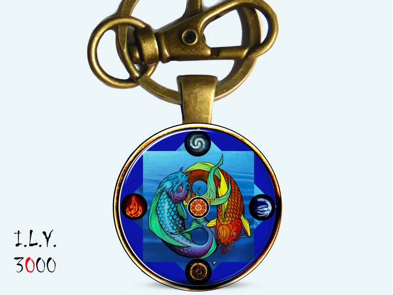 Earth White Lotus Avatar Water Air Avatar Symbols Fire Keyring Avatar The Last Airbender Keyshains Legend Of Korra Keychain Keychains Accessories Tv69 Co