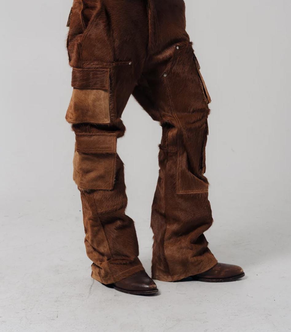 Furry Cargo Pants - Etsy