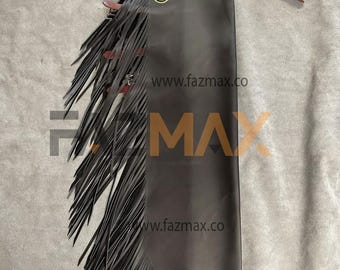 Western Leather Chaps Cowgirl Fringe Ladies Rodeo Chap Durable Cowboy Horse Riding Chap