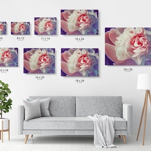 Pink Peony Floral Art Digital Download, Nature Print image 5