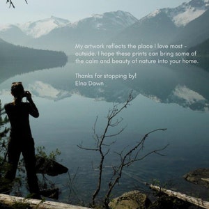 British Columbia Spring Forest Digital Download, Nature Print image 8