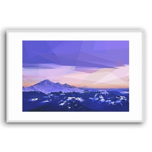 Mt Baker, Pacific Northwest Digital Download, Nature Print, Landscape Art, Nature Printable, Wall Art, Home Decor image 2
