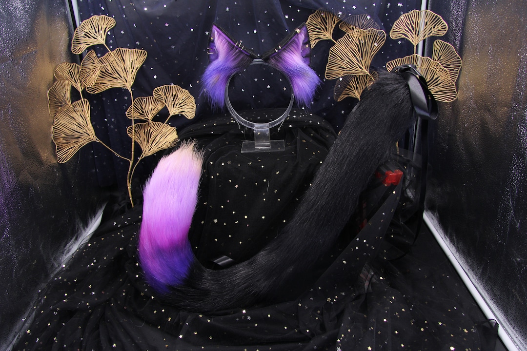 Fancy Cat Ears Set Galaxy Collections (violet) - Etsy