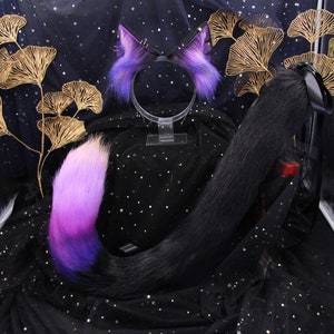 Fancy Cat Ears Set Galaxy Collections (Violet)