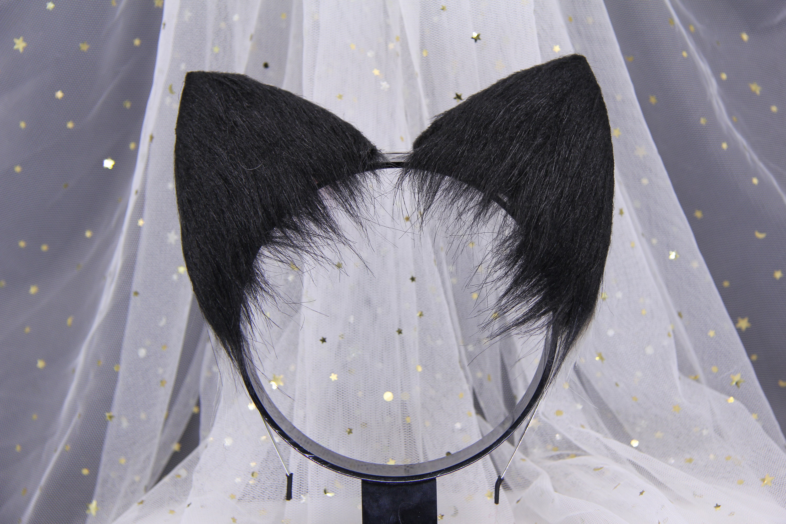 Cosplay Cat Ears and Tail Tuxedo Cat Etsy