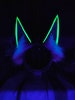 UV Reactive Fox Ears Cyber Light Collection (L) (Green) 