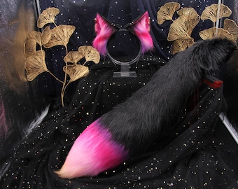 Fancy Fox Ears Set Galaxy Collections (Red)