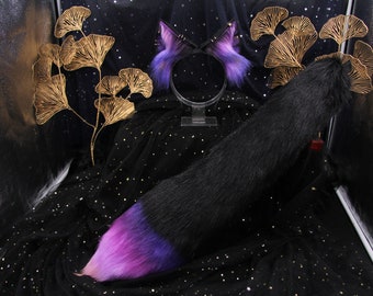 Fancy Fox Ears Set Galaxy Collections (Violet)