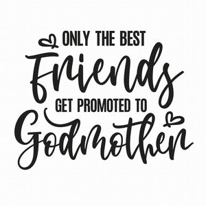 wallpapers Promoted To Godmother Svg promoted to godmother svg surprise etsy