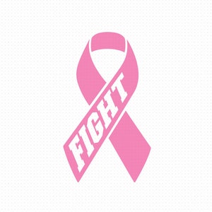 Pink Cancer Ribbon Svg, Png, Eps, Pdf Files, Fight Cancer Svg, Cancer Awareness, Breast Cancer Svg, Breast Cancer File, Breast Cancer Ribbon