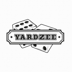 Yardzee Svg Png Pdf Eps Ai Cut File, Family Yard Game, Yardzee Stencil Svg, Yardzee Graphics, Yardzee Game, Camping Games, Cricut Silhouette