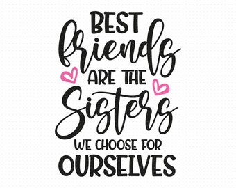 Download The Best Friends Svg Etsy