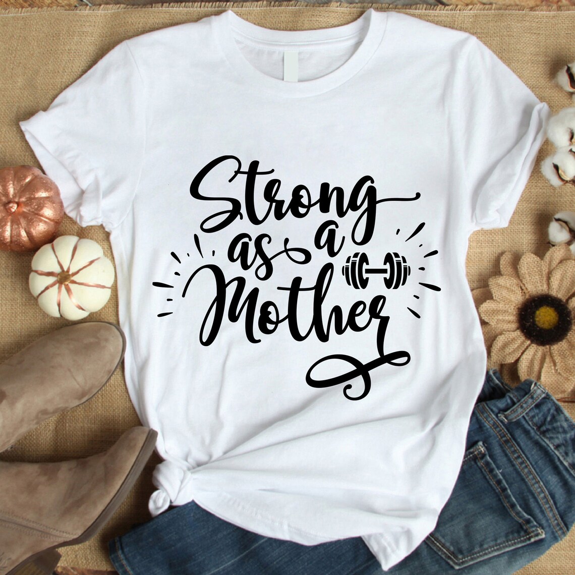 Strong As A Mother Svg Png Pdf Eps Cut Files Mom Life Svg | Etsy