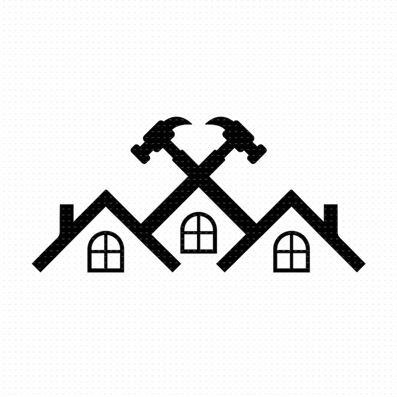 Roofer Logo Svg Png Pdf Eps Cut File Roofing Svg Etsy Australia