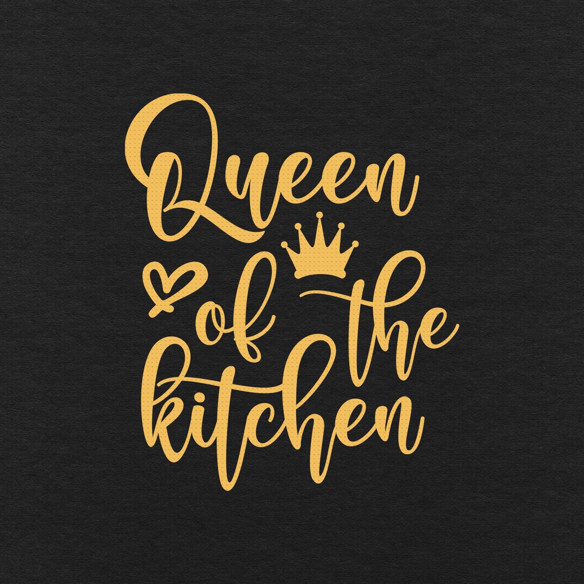 Queen of the Kitchen Svg Png Eps Pdf Files Kitchen Queen Svg Etsy