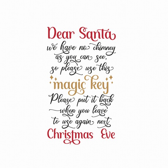 Magic Key Svg Png Eps Pdf Files Magic Key Svg Santa Magic | Etsy Canada