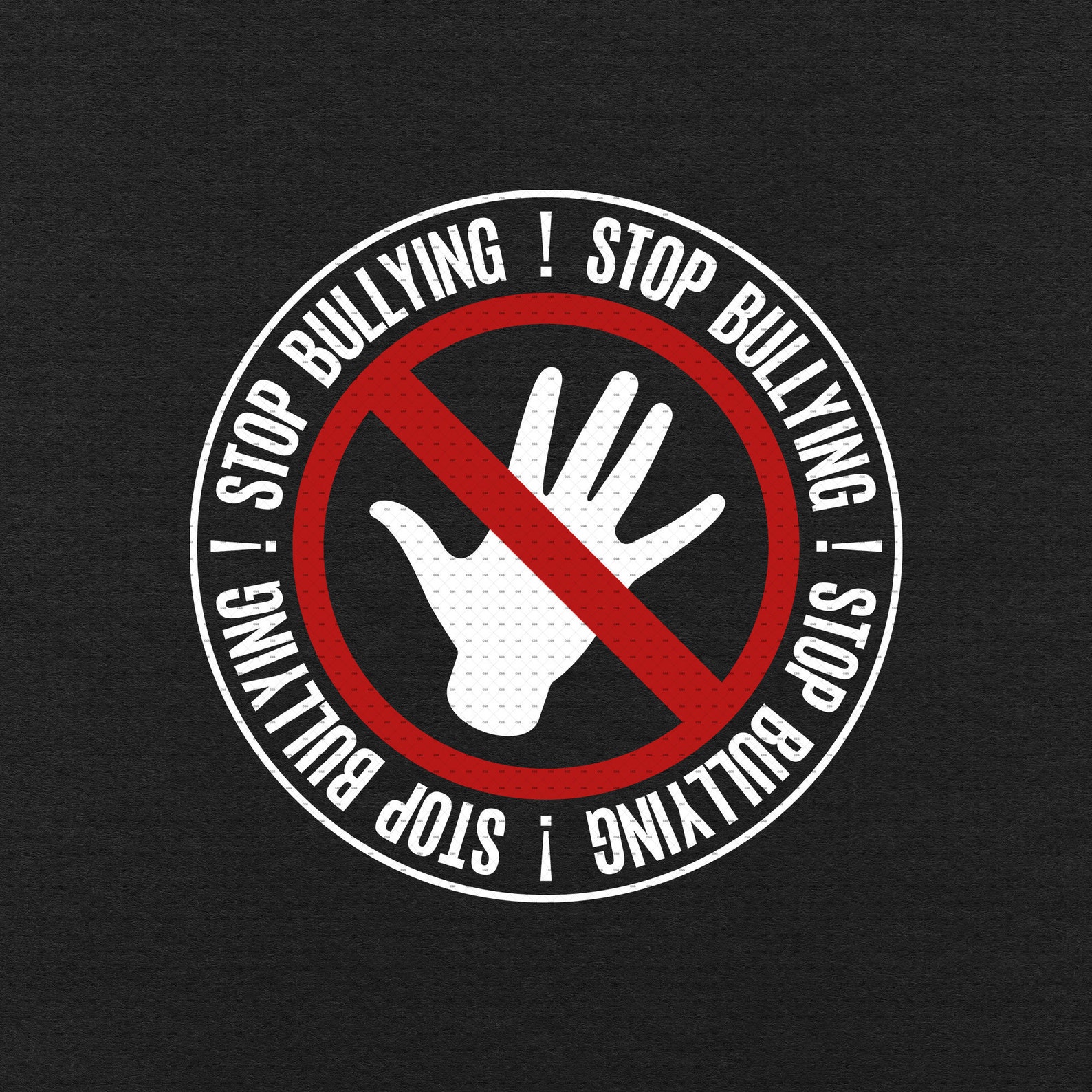 Stop Bullying Svg Png Eps Pdf Files Anti Bullying Svg | Etsy