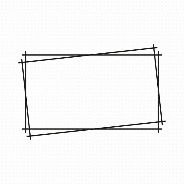 Rectangle Frame Svg - Etsy