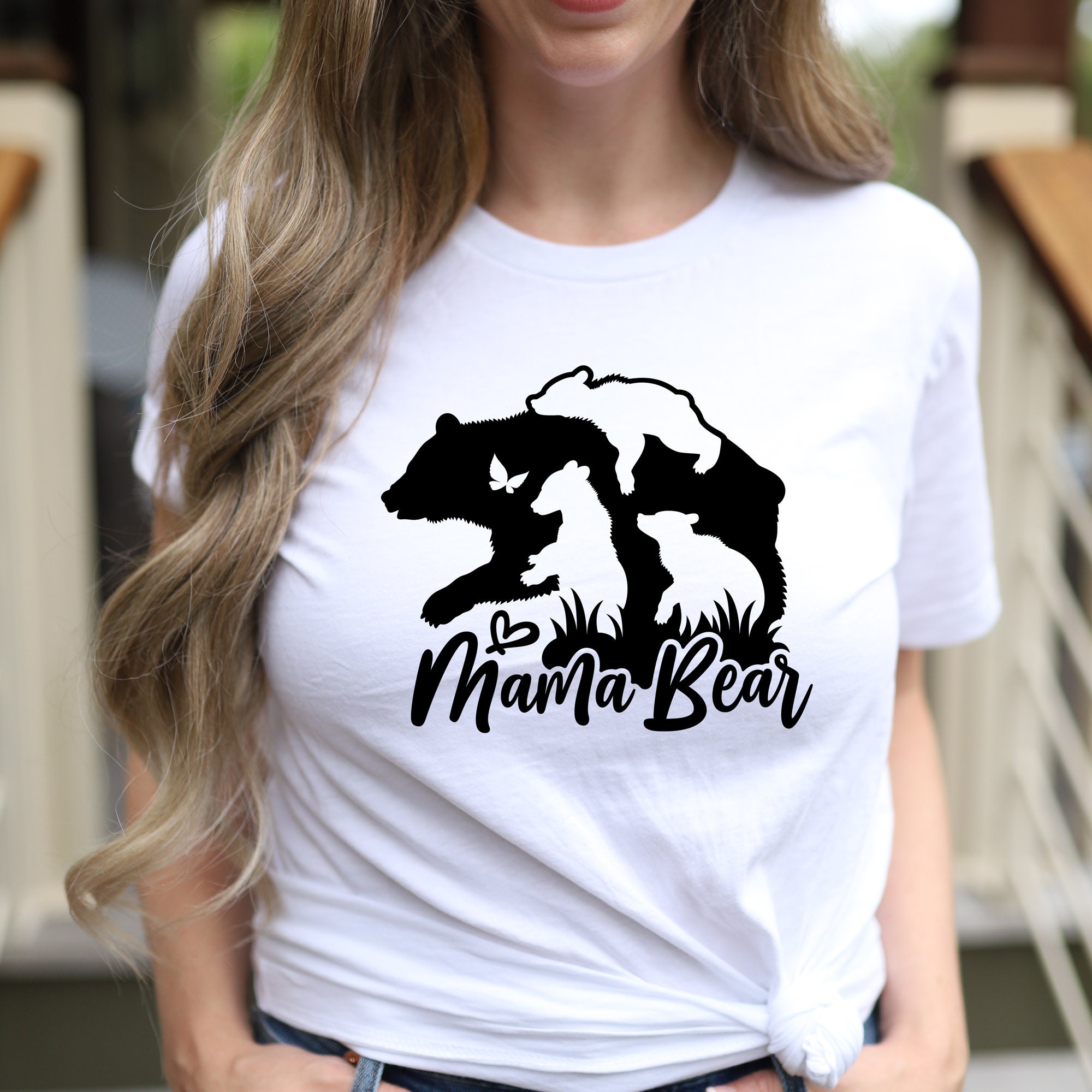 Mama Bear Svg Png Eps Pdf Files Three Cubs Svg Bear Mama Etsy