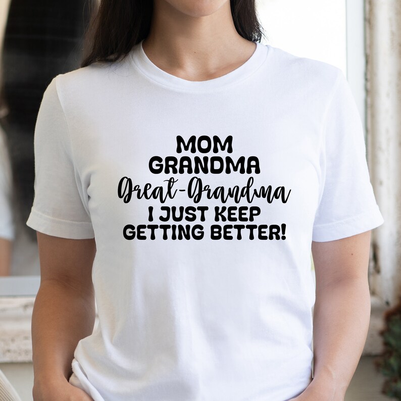 Great Grandma Svg Png Eps Pdf Files Mom Gradma Svg I Just - Etsy
