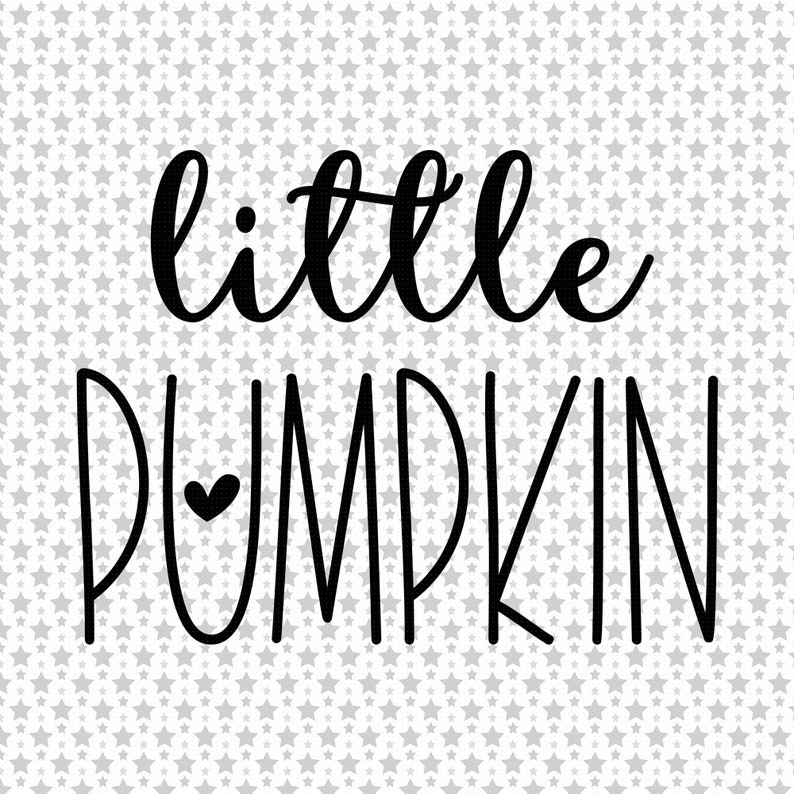 Little Pumpkin Svg Png Eps Pdf Files Cute Pumpkin Svg First - Etsy