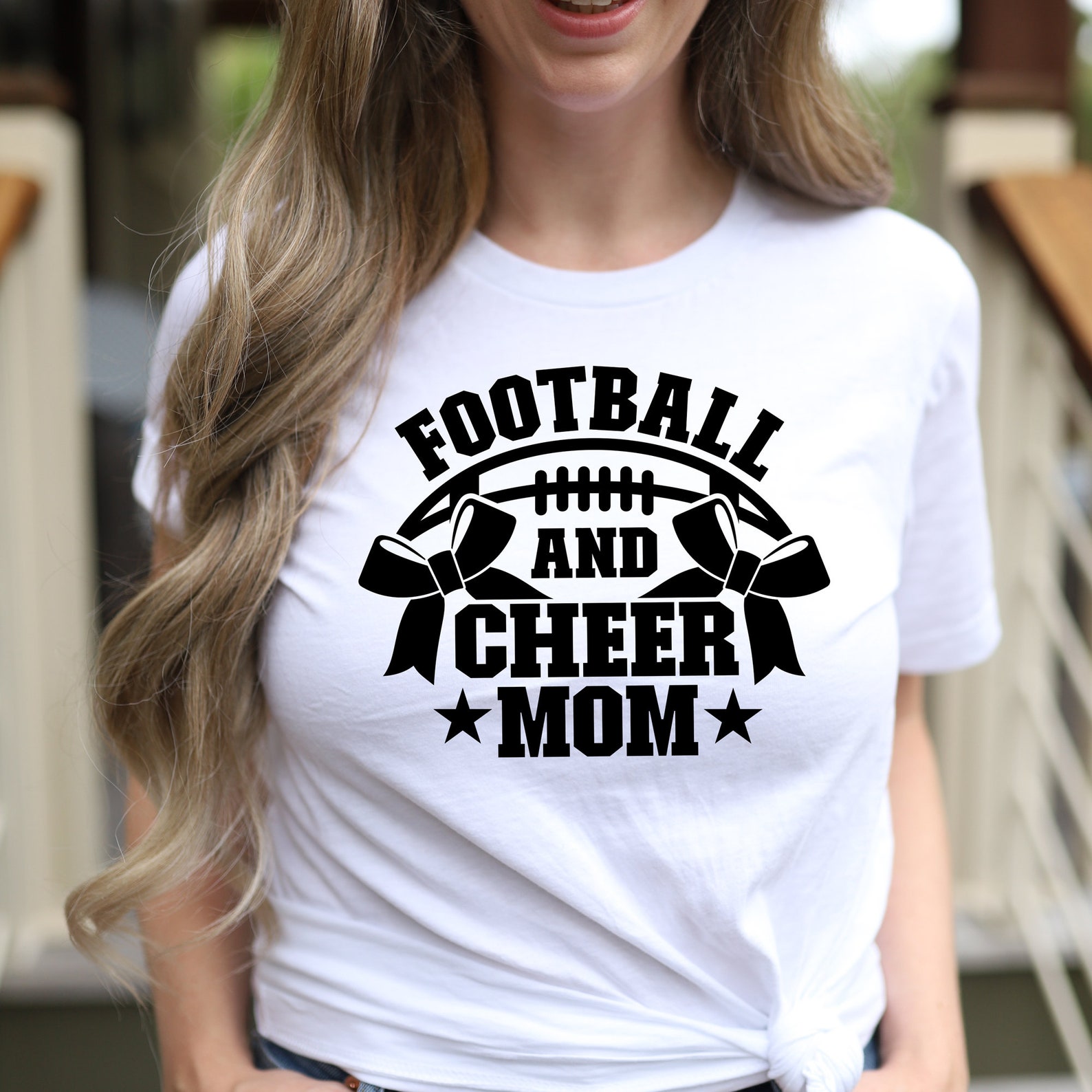 Football and Cheer Mom Svg Png Eps Pdf Files Football - Etsy