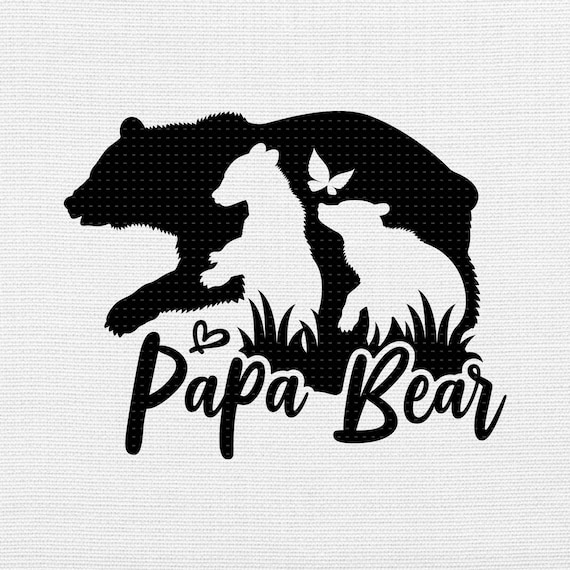 Papa Bear Svg Png Eps Pdf Files, Fathers Day Svg, Papa Bear Baby