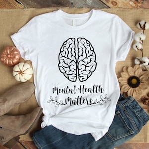 Mental Health Matters Svg Cut File, Healthy Mind, Mental Illness Tees, Teacher Svg, Teacher Quote Svg, Cameo Cricut Files
