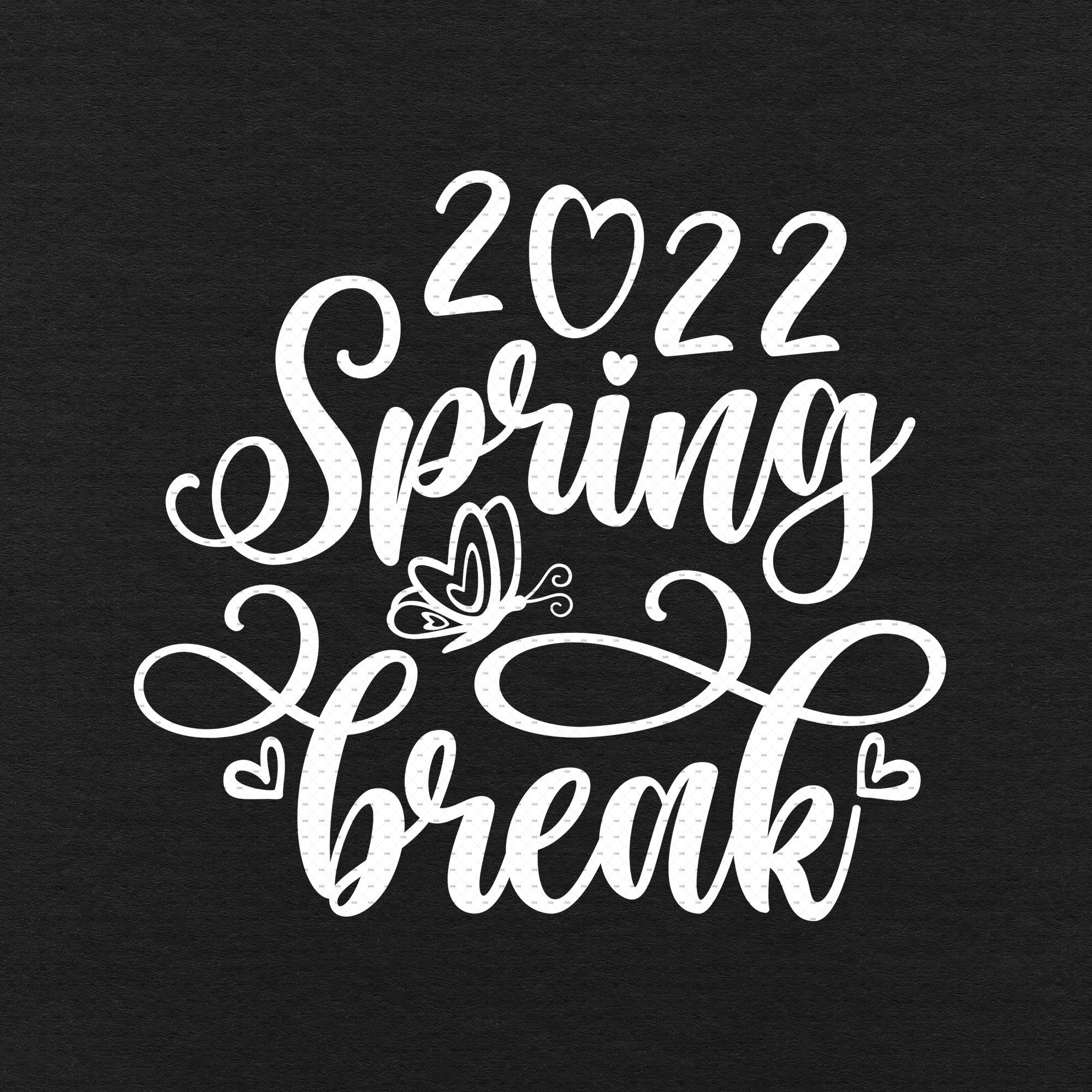 Spring Break 2022 Svg Png Eps Pdf Files Spring Svg Funny Etsy