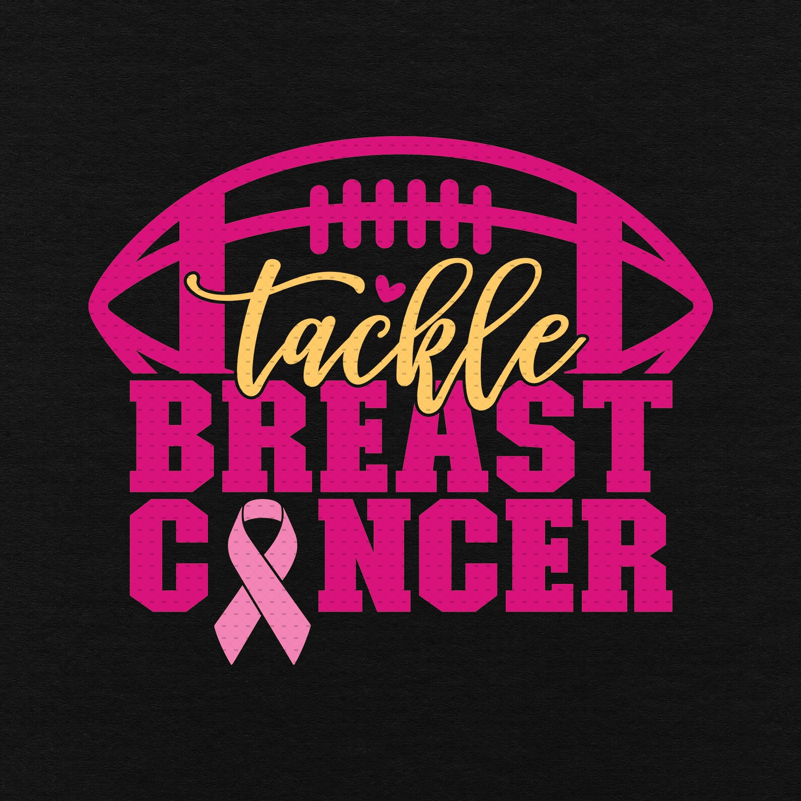 Tackle Breast Cancer Svg Png Eps Pdf Files Cancer - Etsy