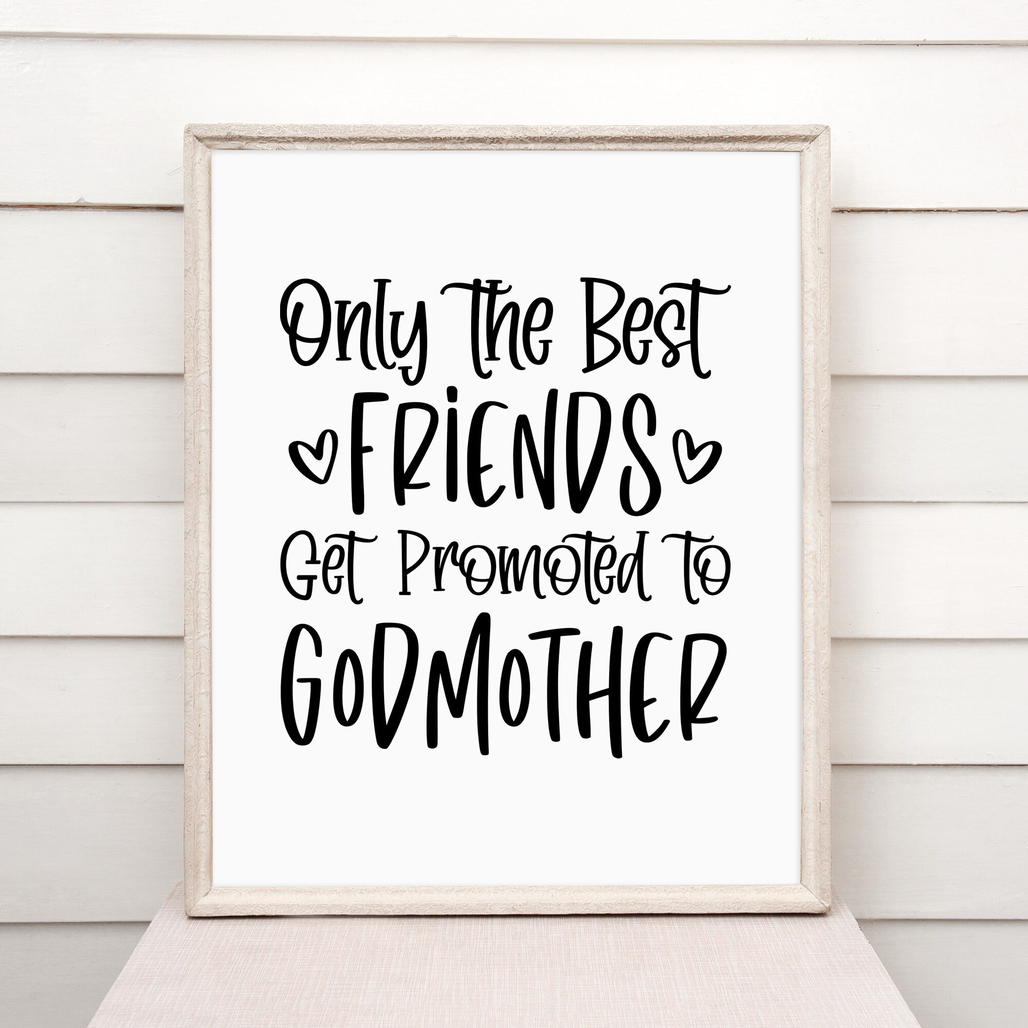 Only the best friends get promoted to god mothers   decals