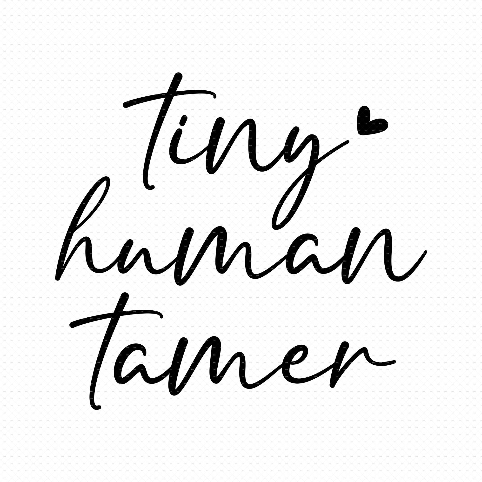 Tiny Human Tamer Svg Png Eps Pdf Files Toddler Tamer Svg - Etsy
