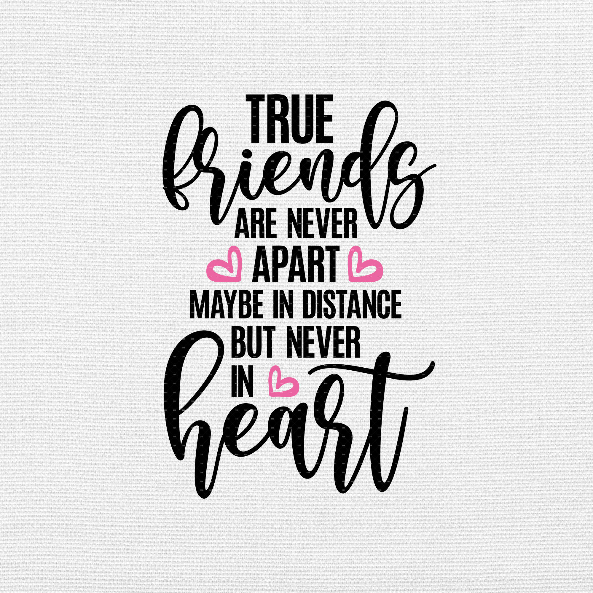 True Friends Are Never Apart Maybe in Distance but Never in Etsy