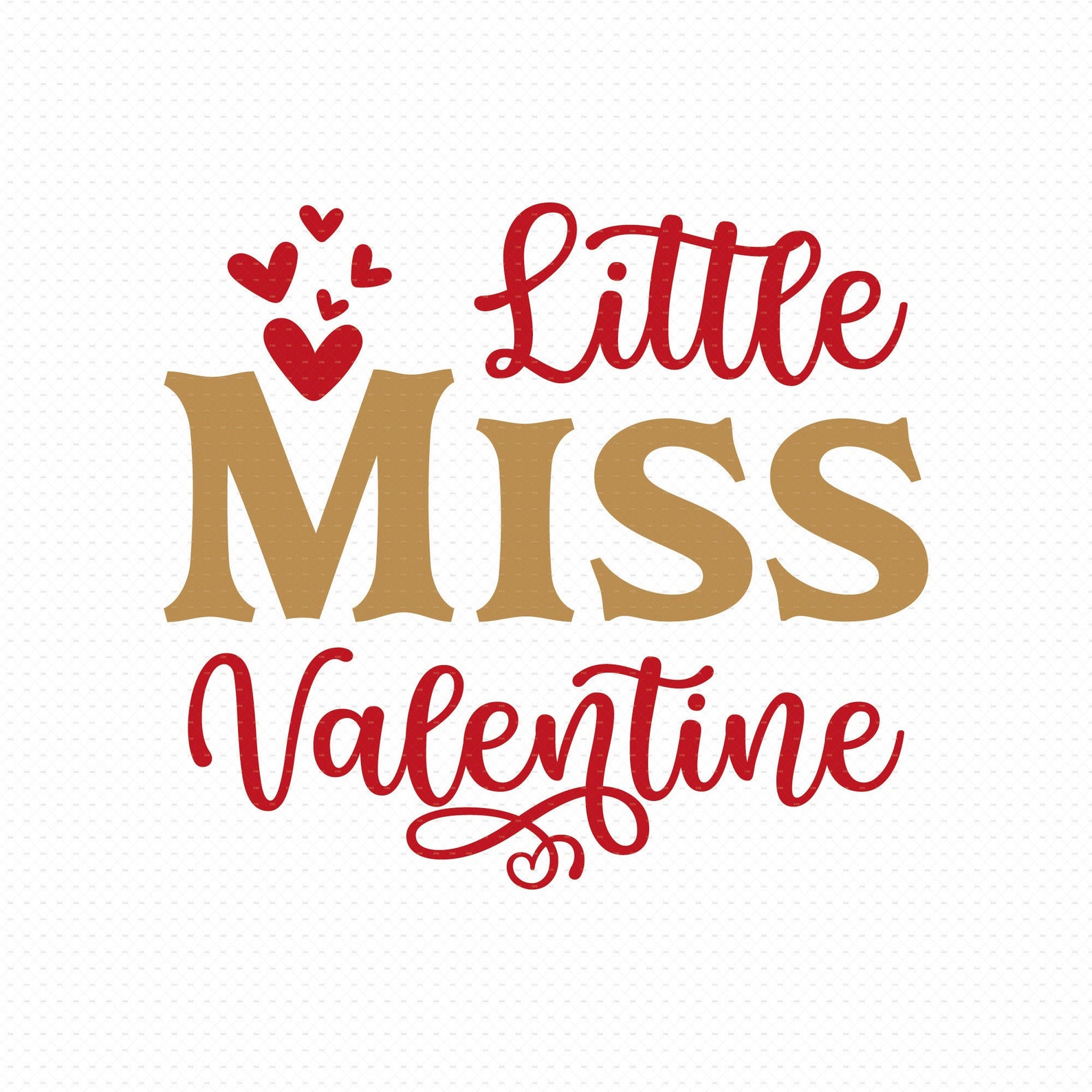 Little Miss Valentine Svg Png Eps Pdf Files Baby Valentine - Etsy