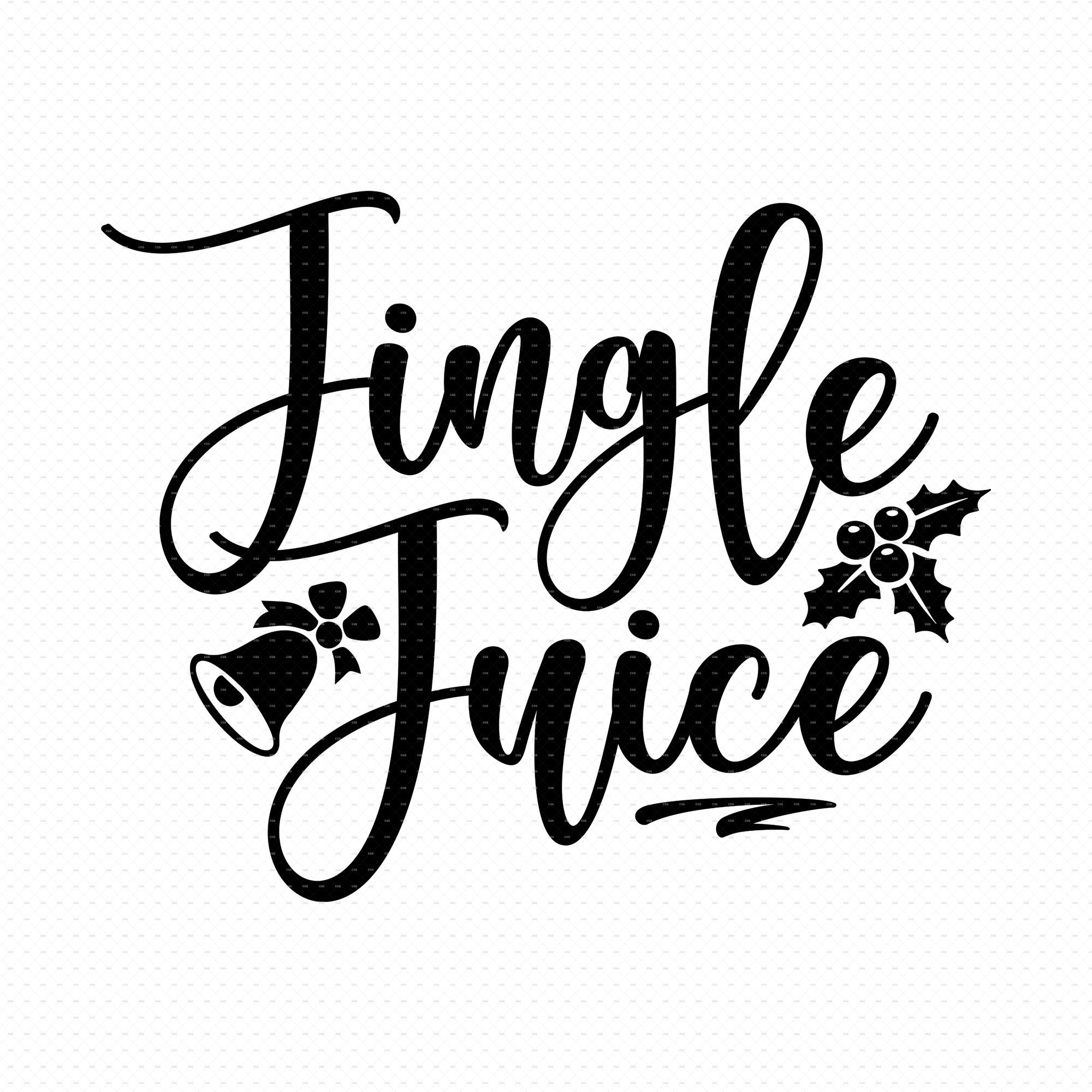 Jingle Juice Svg Png Eps Pdf Files Christmas Tumbler Svg | Etsy