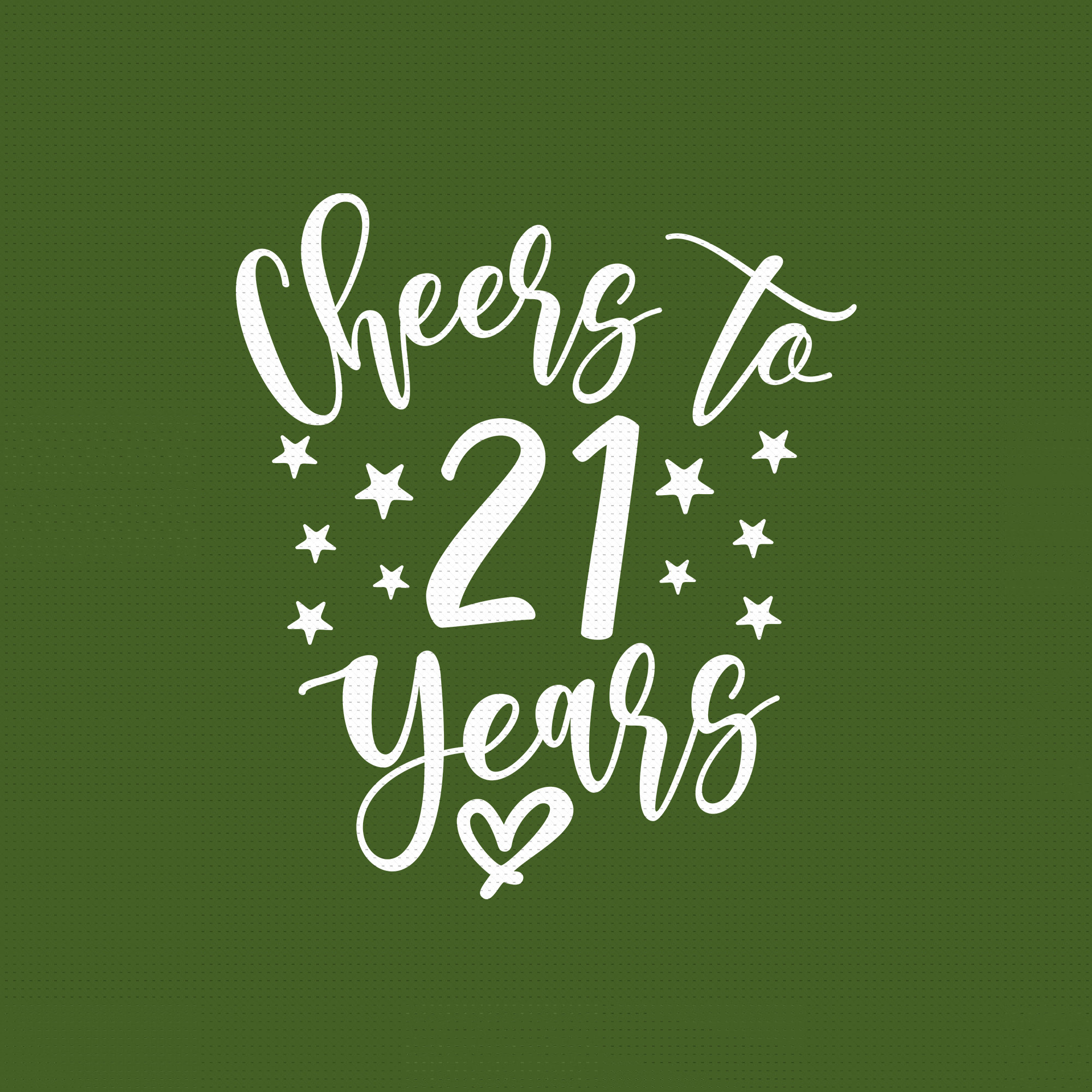 Cheers to 21 Years Svg Png Eps Pdf Files, 21 Birthday, 21st