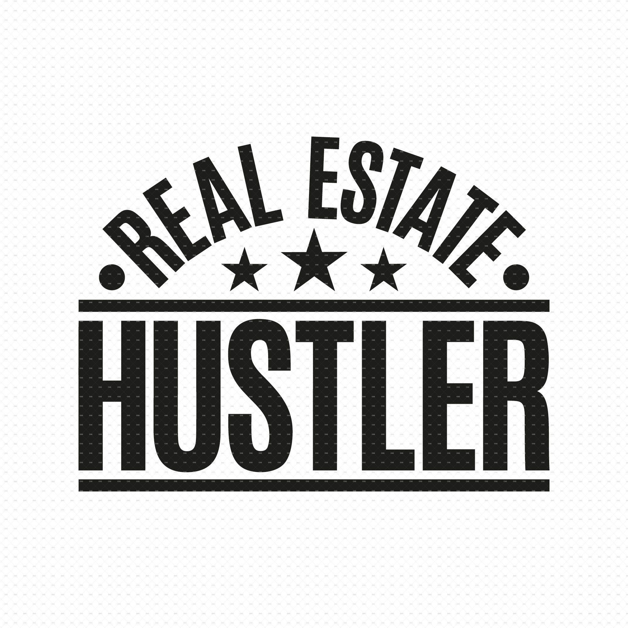 Real Estate Hustler Svg Png Eps Pdf Files Funny Realtor Gift | Etsy