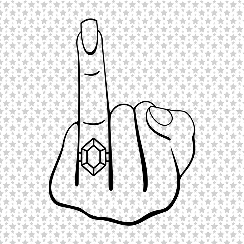 Download Engaged Ring Finger Svg Png Eps Pdf Files Engaged Finger ...