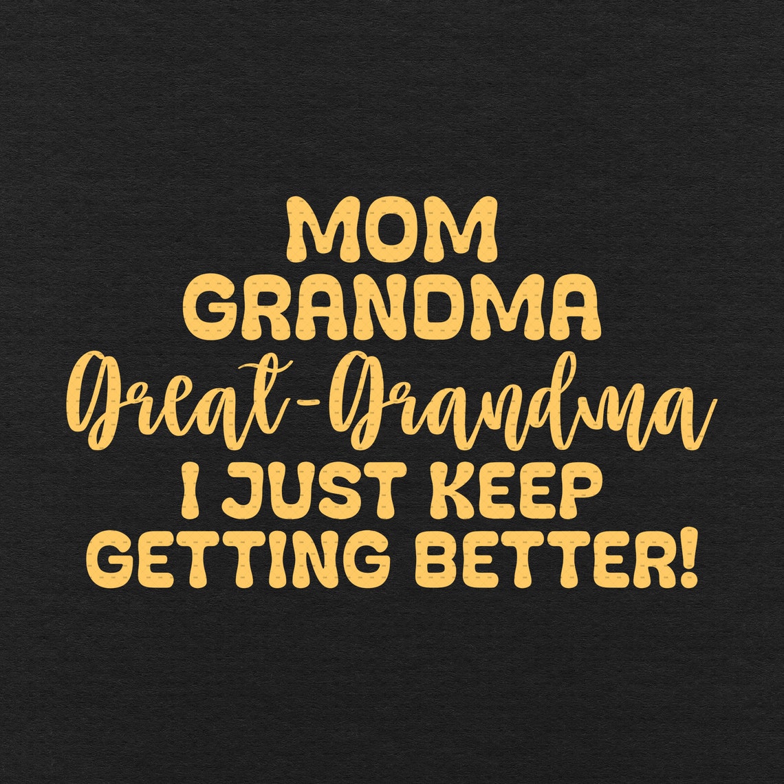 Great Grandma Svg Png Eps Pdf Files Mom Gradma Svg I Just - Etsy