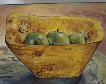 Still life apples