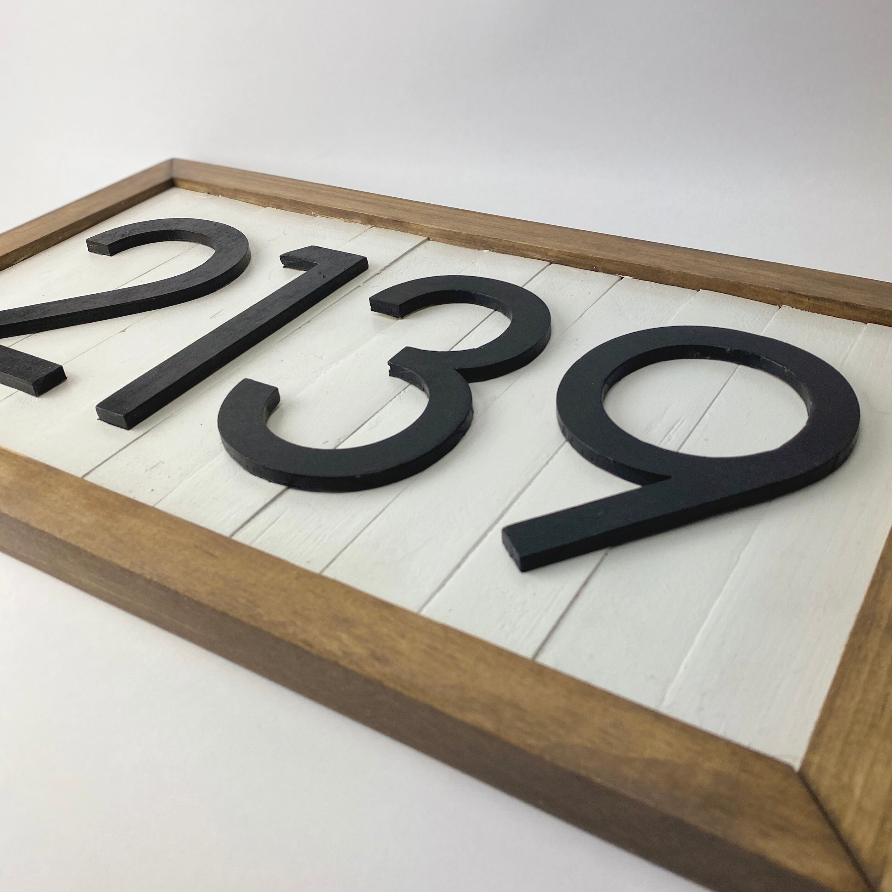 Custom Reclaimed Wood House Number Etsy