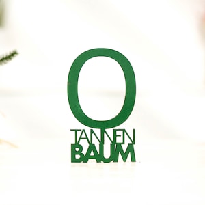 Lettering O Tannenbaum, lettering wood, Christmas, decoration, lettering Christmas song