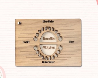 Milchzahndose, Milchzahnbox, Zahndose personalisiert
