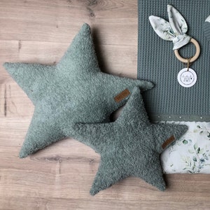 Star cushion terry cloth with name 20 different colors image 9