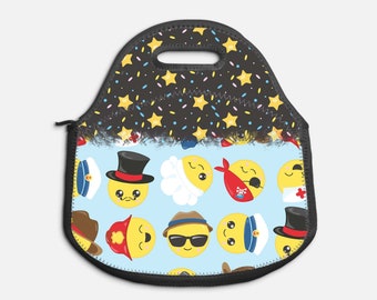 Diy Emoji Pros 0306 Lunch Tote Print | Sublimation Design | Lunch Tote | Lunch Bag | Lunch Box Png | Digital Download ONLY